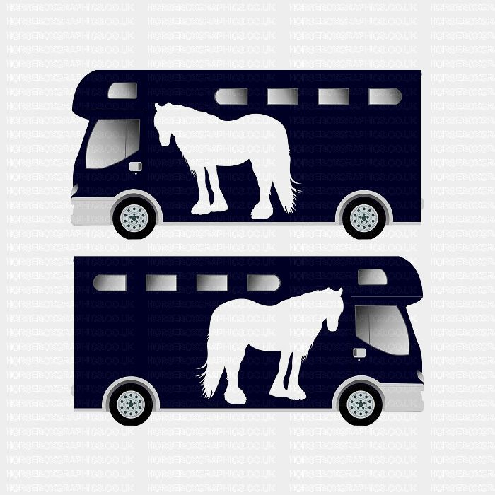 Horse Standing Grazing Silhouette Sticker 4