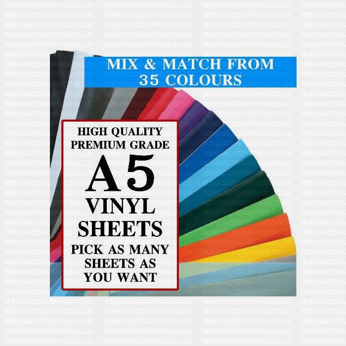 Vinyl Sheet Sample A5 Size 