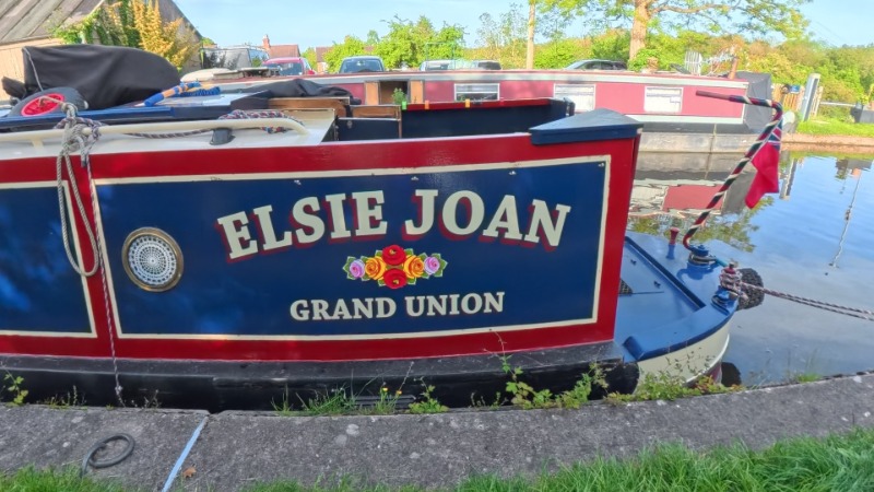 Elsie Joan narrowboat graphics example