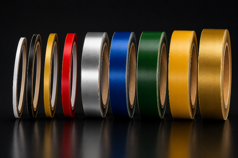 Premium vinyl coachline tapes in a range of colours and widths